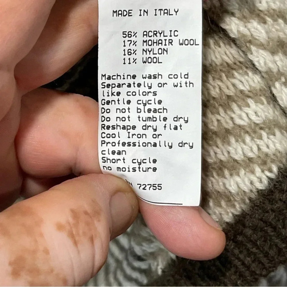 Mary Firenze Striped Long Sweater Medium size - Picture 13 of 13